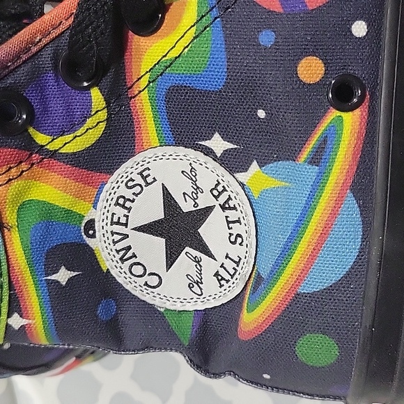 Custom Pride Rainbow Galaxy Space Chuck Taylor Converse ~ 5M 7W - Picture 2 of 4